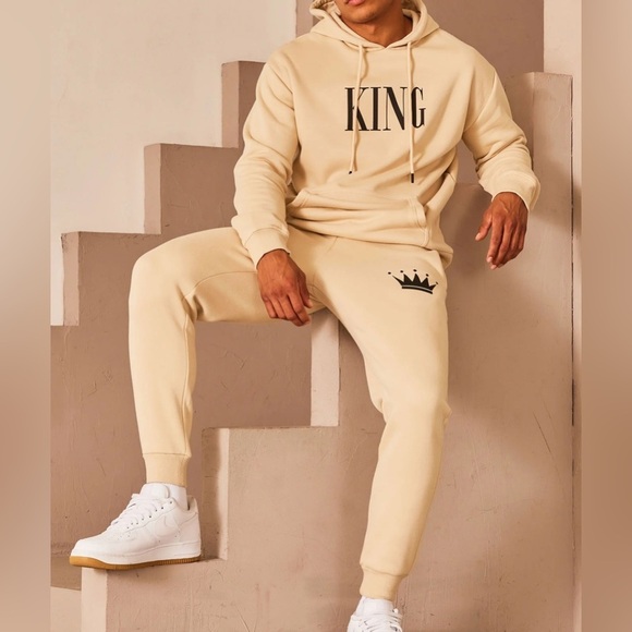 Fashion Nova Men's khaki tan Jogger Pants set. XXL. NWT - Picture 1 of 5